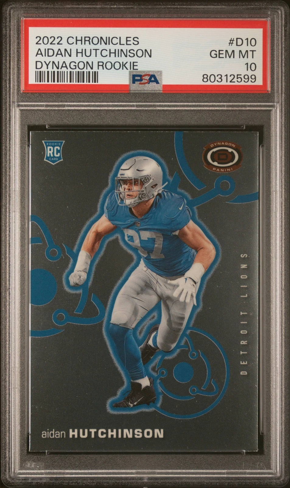 Aidan Hutchinson Panini Chronicles Dynagon Rookies #D10 Base