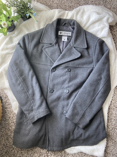 Columbia Womens Gray Peacoat Large | eBay