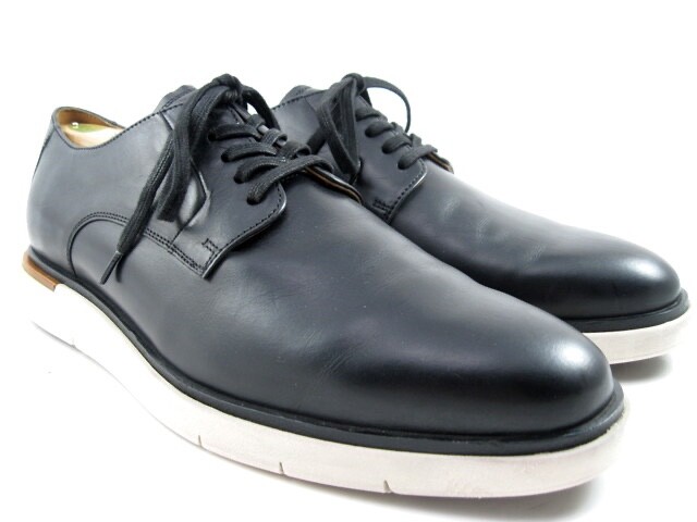 SAOLA Allen Edmonds "CARSON" Uomo Pelle IBRIDO STRINGATO Derby 10 D Nero (575N)