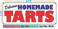HOMEMADE TARTS BANNER Sign NEW Larger Size Best Quality for the   BAKERY
