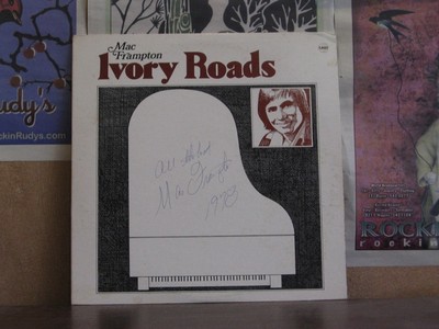 MAC FRAMPTON, IVORY ROADS - AUTOGRAPHED LP