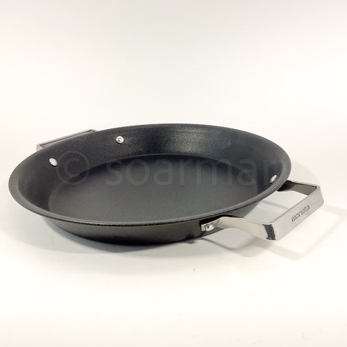 Moneta of Italy Paeilera 13.5IN Non-stick Skillet Casserole Roasting Pan Black - Picture 7 of 10