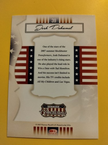 2007 Donruss AMERICANA celebrity "Studio" Cards pack fresh (you pick) Free Ship - Picture 80 of 204
