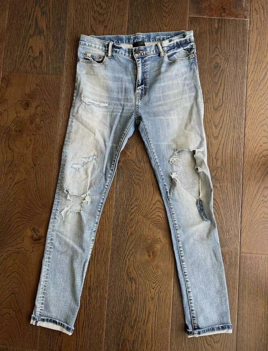 MENS Saint Laurent Paris SLP D17P CA00985 2015 Blue Denim Jeans Size 34