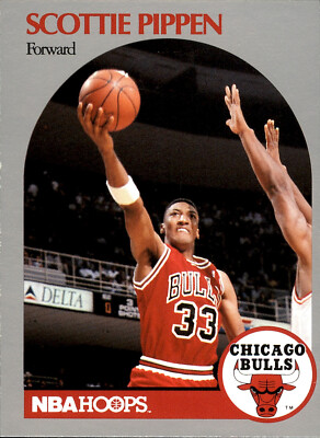 NBAカード　SCOTTIE PIPPEN 1990-91 NBA Hoops Scottie Pippen #69 Chicago Bulls HOF Basketball