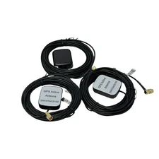 Lot of 3 DAM1575A4 3V–5V GPS Active Antennas SMA for Safety Vision DVR GPS