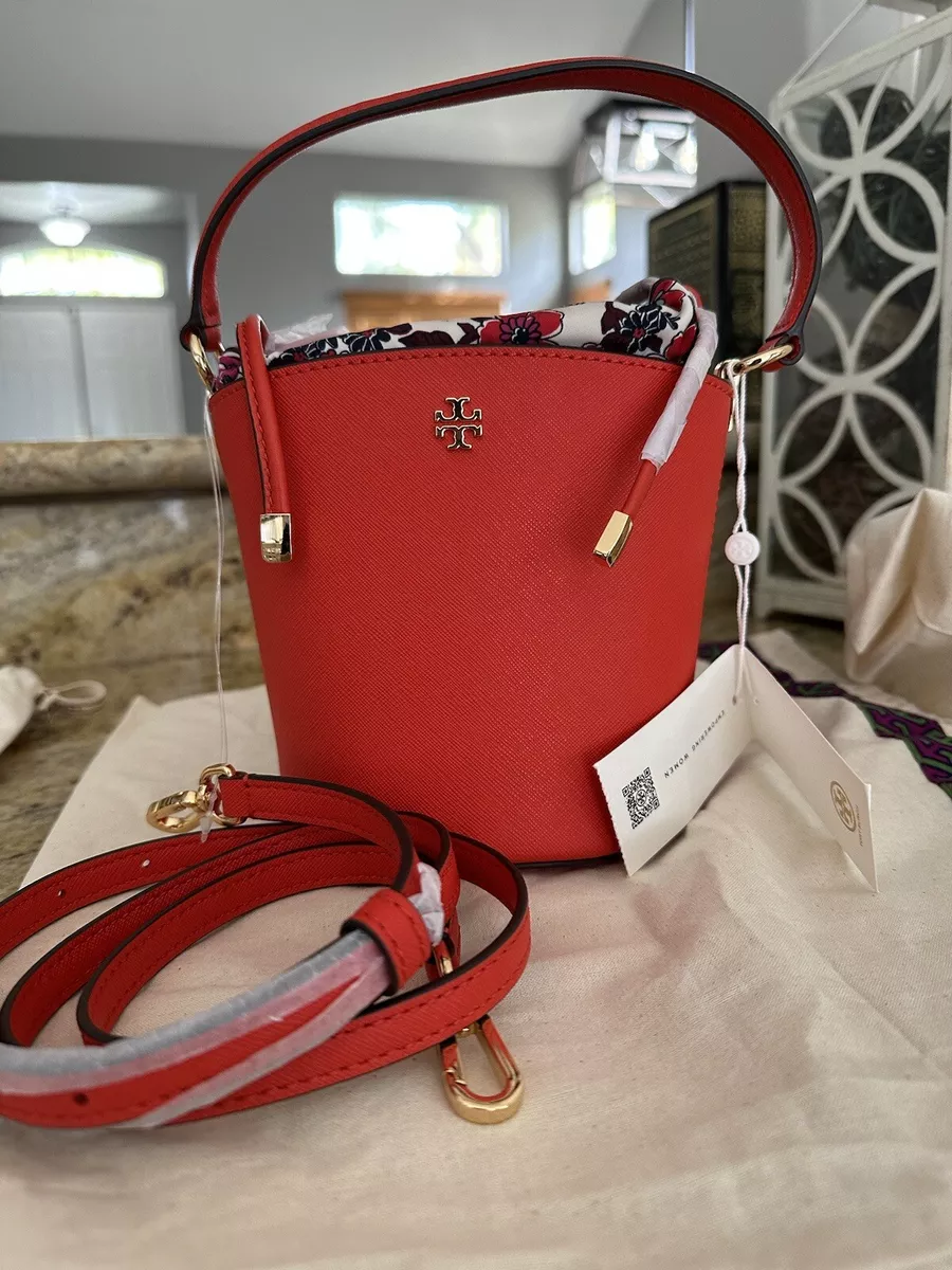 New Tory Burch EMERSON MINI BUCKET BAG