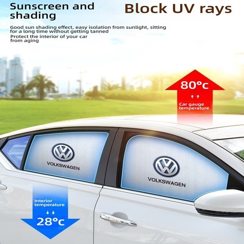 Lightweight Adaptable Compact Magnetic Car Sun Shade for Side Front Rear Windows - Picture 5 of 31