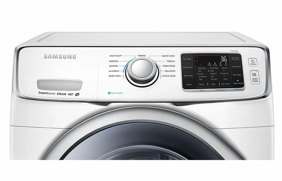 Samsung Washer Sticker Label - for Model WF42H5400AW Control Panel - Waterproof  - Image 4 of 4