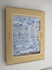 First Impressions Baby Boys or Girls Blue Coverall Hat and Blanket 3 Piece NWB