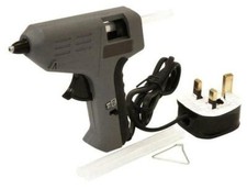 Mini Pistola Colla 240V Doppia Temperatura con 3 Bastoncini Colla per Artigianato e Riparazioni Fai da Te