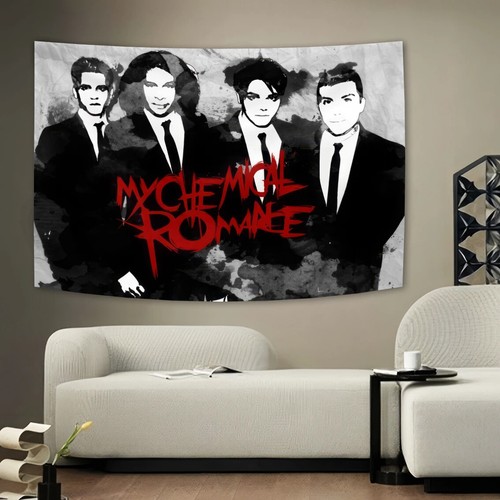 My Chemical Romance Rock Band Flag Banner Tapestry Wall Hanging Room Decor 5x3ft - Picture 2 of 15