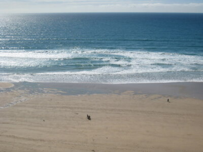 Foto 6x4 Blick auf den Strand von Carn Clew Perranporth c2008