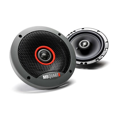 New MB Quart FKB 116 6.5'' 2-Way Formula Series Coaxial Car Audio Speakers (Pair)