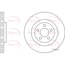 Apec Front Brake Disc DSK3178 - OE High Quality Precision Engineered Part