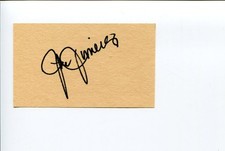 Joe Jimenez 1978 Senior PGA Championship Champ Golf Golfer Signed Autograph