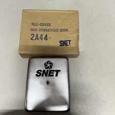 1 - SNET Payphone Vault Door for Western Electric Payphone - New Old Stock