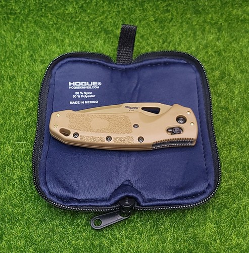 Hogue Sig K320 M17 ABLE Lock Folding Knife 3.5", Coyote Tan, Drop Point - 36373 - Picture 6 of 10
