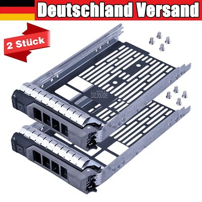 2 PCS New Dell 3.5'' F238F 0X968D SAS Tray Caddy R720 R710 R520 R510 R420 T710