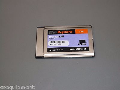 LOT OF QTY 2 NEW 3COM MEGAHERTZ EtherLink III Ethernet PC Card 10BT 3CCE589ET