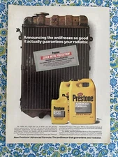 Vintage 1987 Prestone Anti-Freeze Print Ad