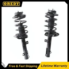 Pair Front Struts for 2006 2007 Ford Focus Shock Absorbers Coil Spring Assembly