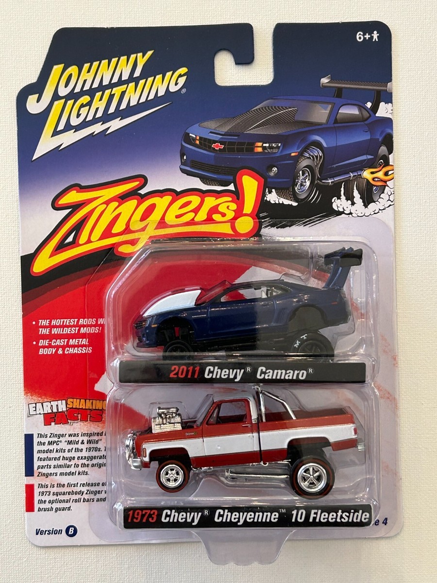 Johnny Lightning Zingers 2011 Chevy Camaro 1973 Chevy
