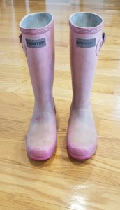 light pink hunter boots