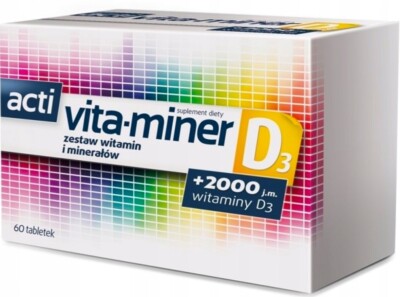 (Einheit/0,28) ACTI VITA-MINER D3 Vitaminen Mineralien 60 Tabletten D/S