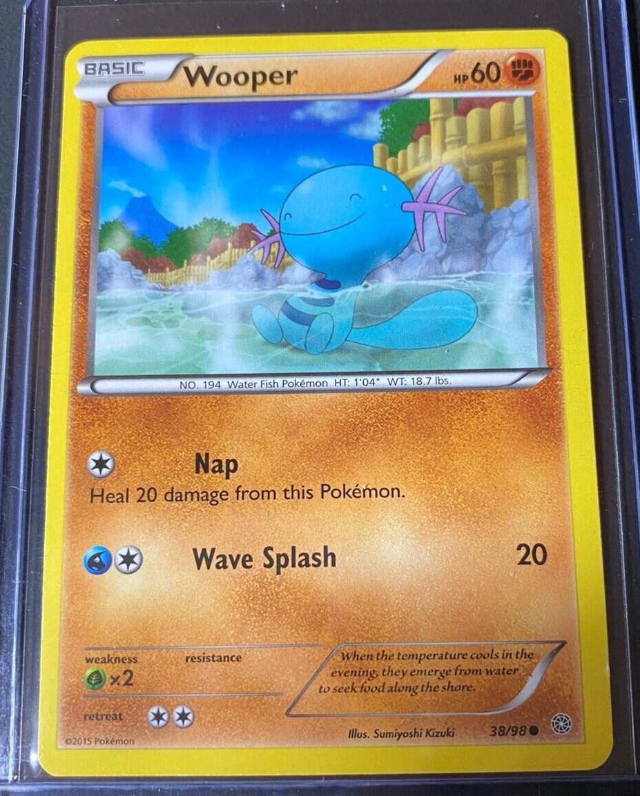 Wooper 38/98 Common Regular Pokemon Ancient Origins Pokemon