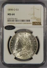 1898-O Morgan Silver Dollar NGC MS64 Littleton Select