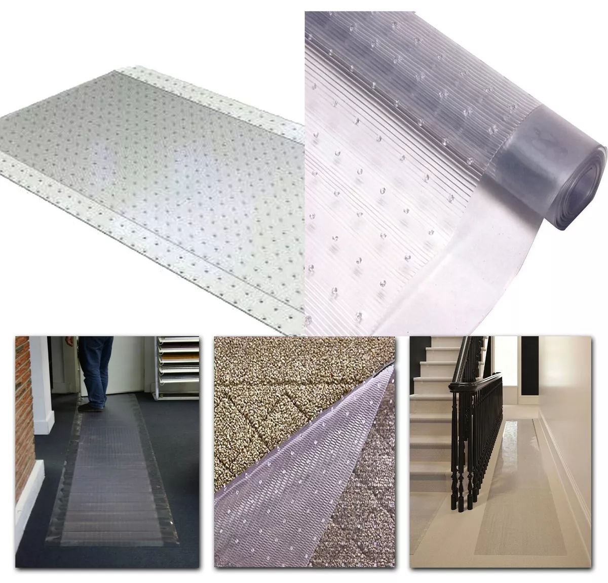 Protective Vinyl for Floors -Hallways -3'x100' - Vinyl Runner