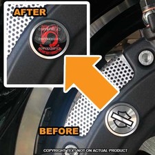 Brembo Front Brake Caliper Insert Set For Harley - Red Pow Mia - 101 Brembo Front Brake Caliper Insert Set For Harley - Red Pow Mia - 101