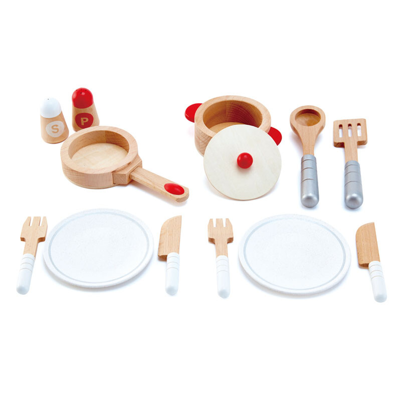 Hape E3152 White Gourmet Kitchen Infants Children Wooden Toy Kids
