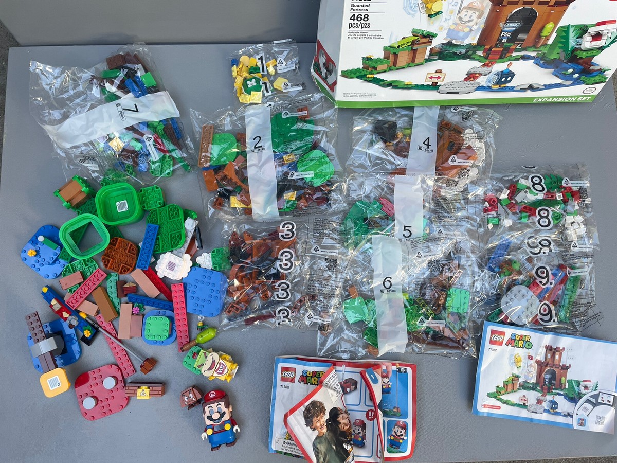 LEGO Super Mario Adventures Starter Course 71360 Mario 71362 Guarded  Fortress