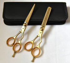Professional Barber Hair Cutting Scissrs Set Razor Edge Salon Hairdressing Shear