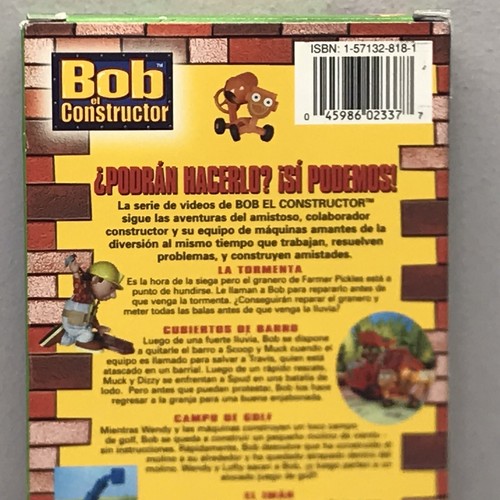 Bob the Builder el Constructor VHS Video Tape Podran Hacerlo? Si Podemos Spanish - 第 5/13 張圖片