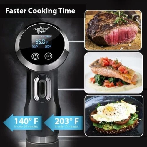 NutriChef Sous-Vide Immersion Circulator Precision Cooker PKPC235 1000 Watt - Image 4 of 4