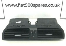 Fiat 500 Centre Air Heater Vent in Black (2008-2015)