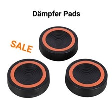 3 x Anti-Vibration Stativ/Fu&szlig; Pads. Unterdr&uuml;ckung von B&auml;ssen und Vibrationen
