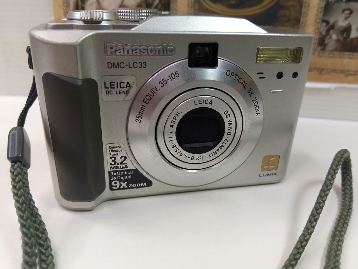 Panasonic Lumix DMC-LC33 3.2MP Compact Digital Camera Silver Panasonic Lumix DMC-LC33 3.2MP Compact Digital Camera Silver