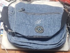 Borsa Kipling Madhouse tracolla messenger blu estensibile + cinghie regolabili