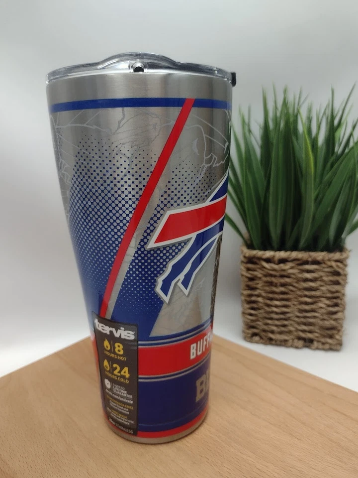 Vaso de acero inoxidable Tervis Edge 30 oz - NFL - Buffalo Bills Foto 2 de 4