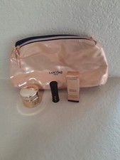 4 Pc Set Lancome Absolue Soft Cream 15ml / 0.5 oz Lipstick/ Serum/bag FRESH NIB