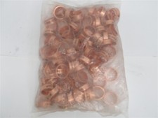 Jones Stephens C76072, 3/4" Copper Pex Crimp Ring, 100 Pack