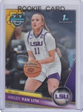 HAILEY VAN LITH ROOKIE CARD LSU Bowman Chrome 1st RC Chicago Sky WNBA Basketball