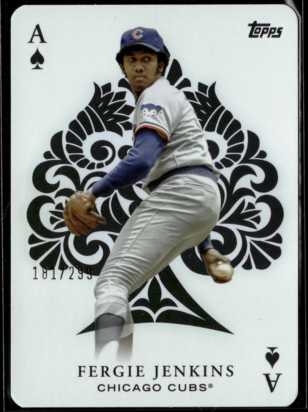 2023 Topps Update #AA-58 Fergie Jenkins All Aces Black #/299