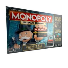 Hasbro Gaming Monopoly Ultimate Banking Edition Board Game for Families and Kids