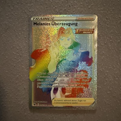 Pokemon Melanies Überzeugung Rainbow | Deutsch 216/198 Schaurige Herrschaft | NM