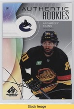 2024-25 Upper Deck SP Game Used Authentic Rookies Arshdeep Bains #203 READ 1mz4